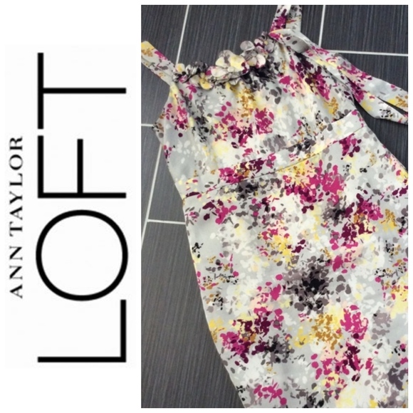 LOFT Dresses & Skirts - ANN TAYLOR LOFT color splash Dress Size 10P